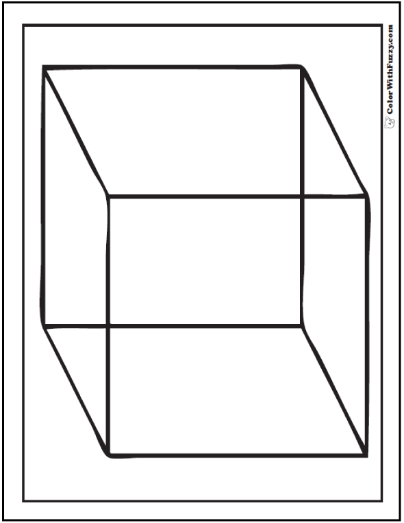 Shape coloring pages â digital pdf squares circles triangles