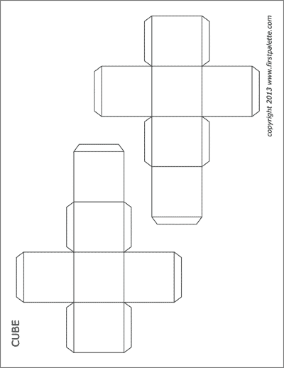 Cube templates free printable templates coloring pages