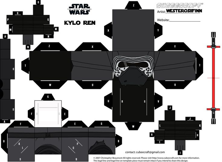 Create your own cubeecraft star wars the force awakens