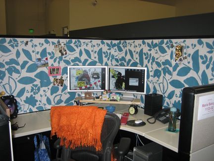 Fabric on cubicles