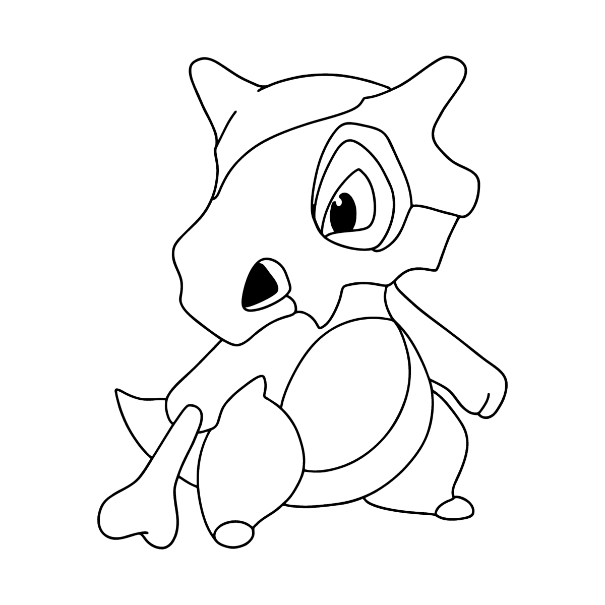 Coloring page pokemon go cubone â online and print for free