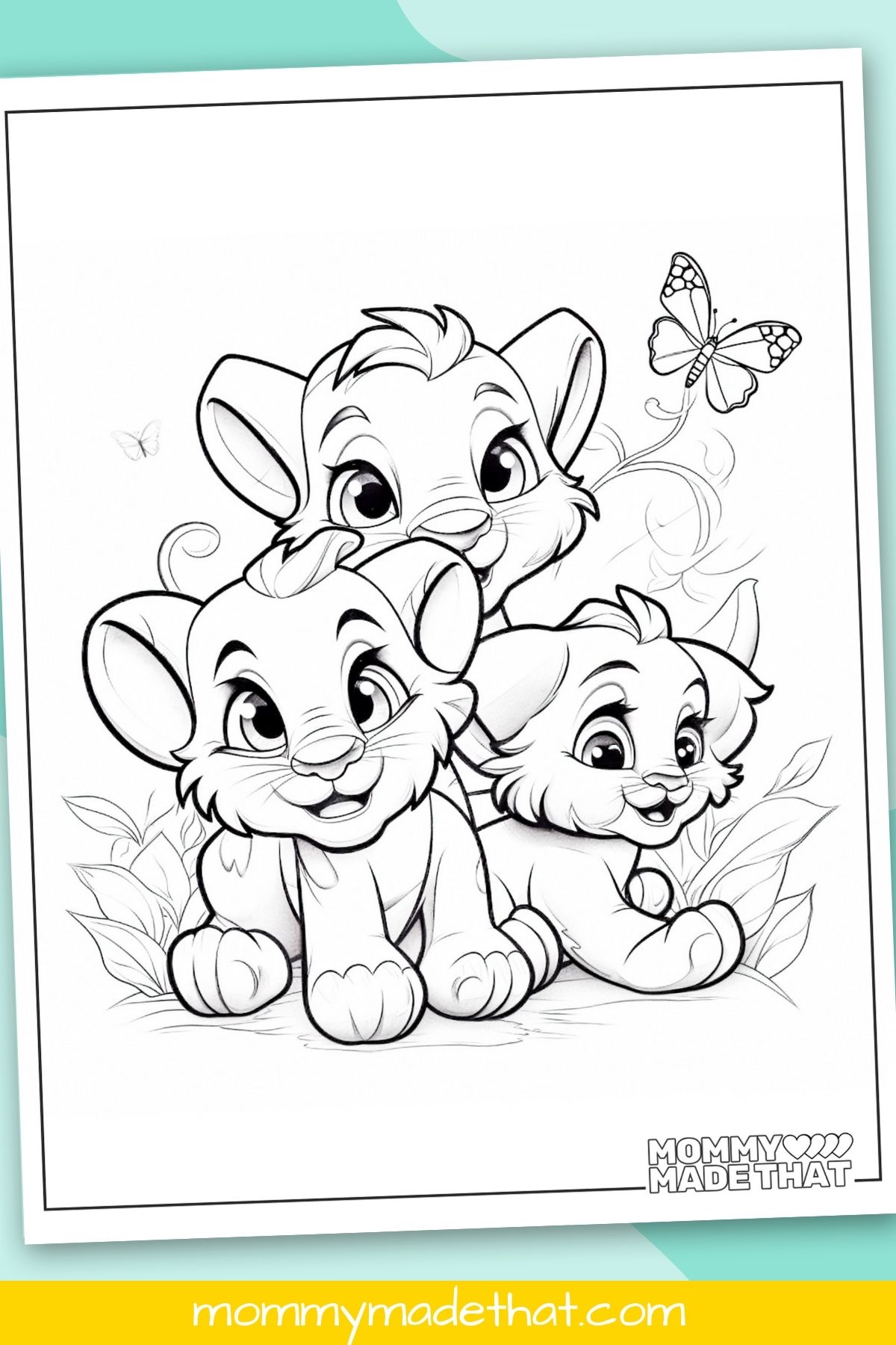 Lion coloring pages lots of cute free printables