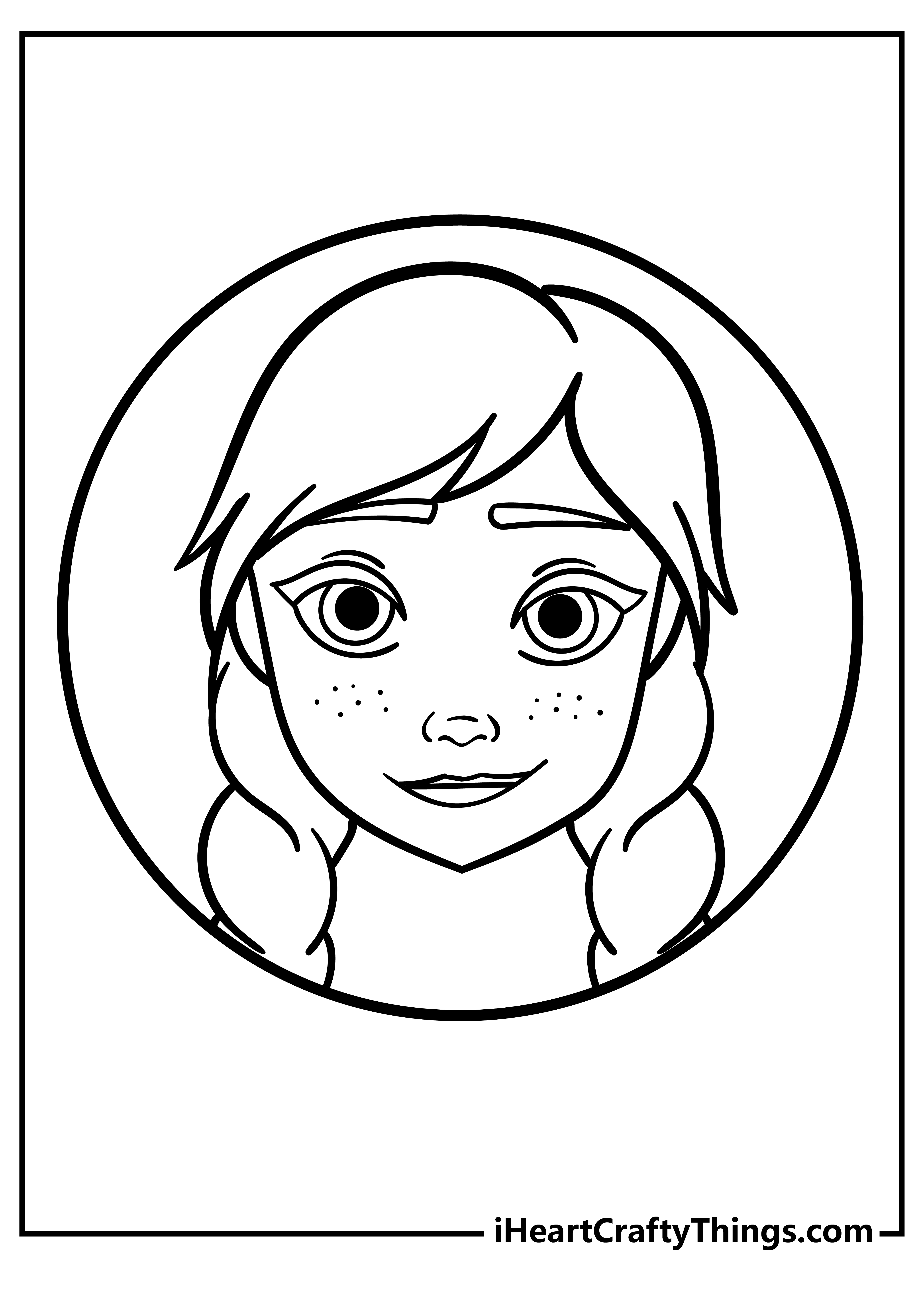 Anna coloring pages free printables