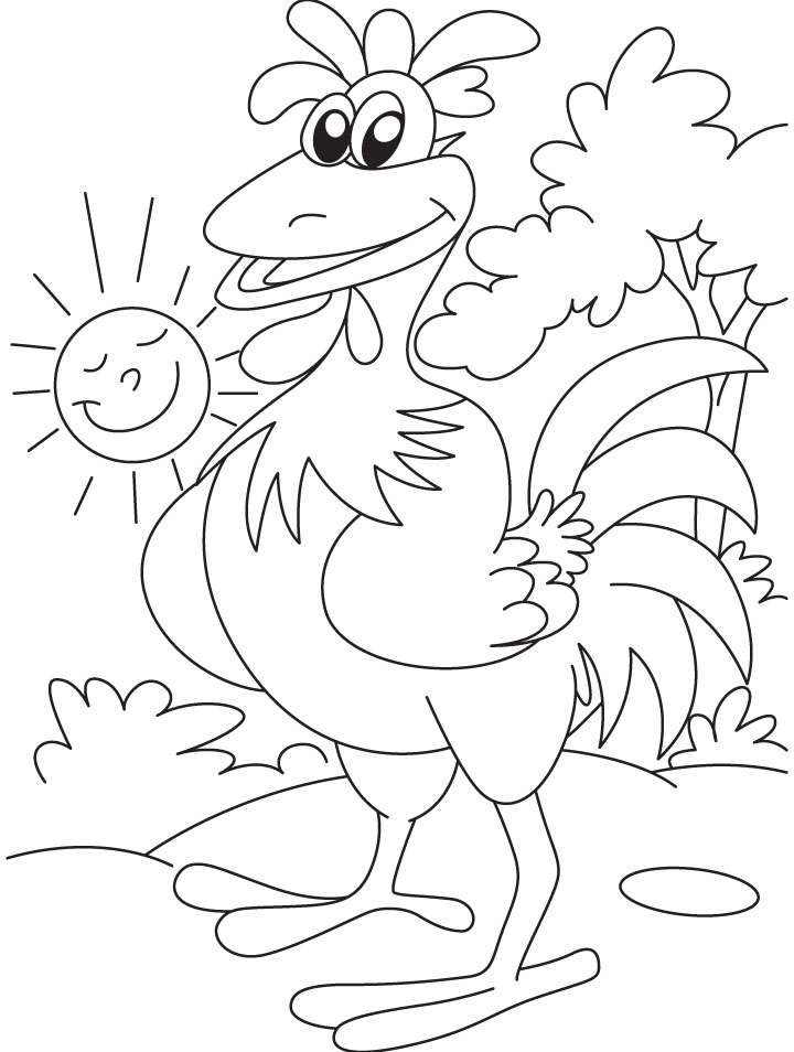 Large rooster color pages download free large rooster color pages for kids best coloring pages