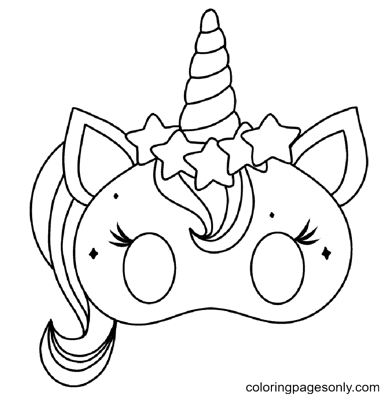 Cutest unicorn cat coloring pages free