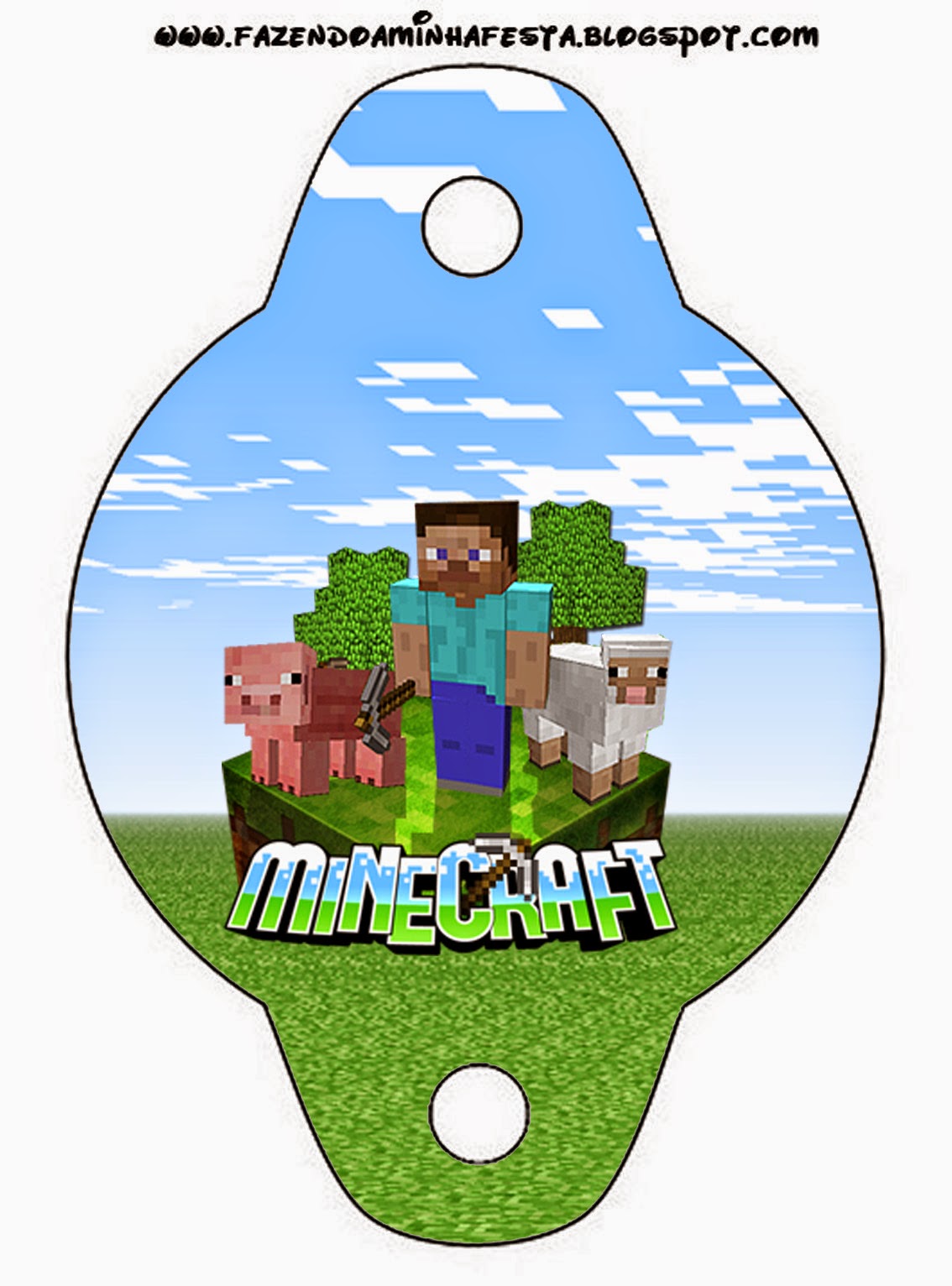 Minecraft party free printables images and papers