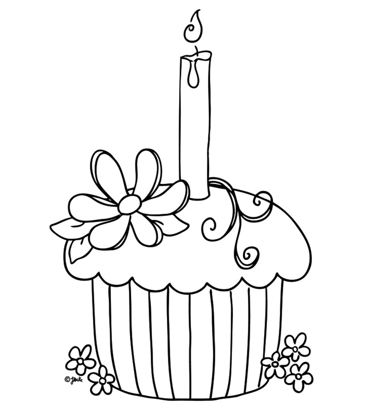 Top free printable cupcake coloring pages online