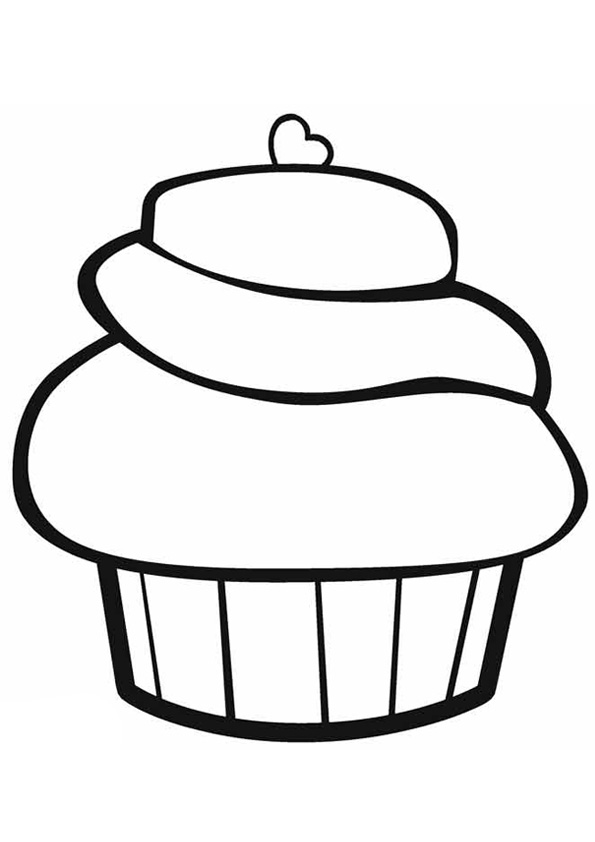 Coloring pages printable cup cake coloring pages for kids