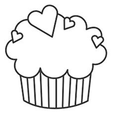 Top free printable cupcake coloring pages online cupcake coloring pages cupcake template coloring pages