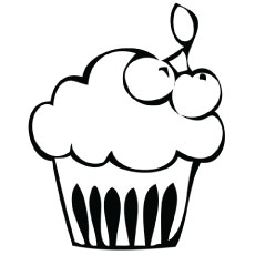 Top free printable cupcake coloring pages online