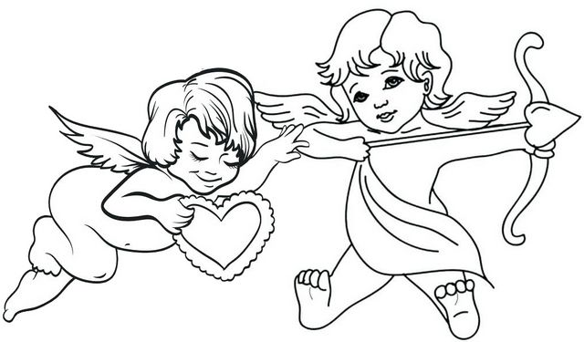 Top beautiful cupid coloring pages for kids love coloring pages coloring pages for kids cartoon coloring pages