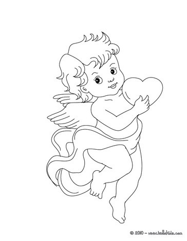 Cupid coloring pages