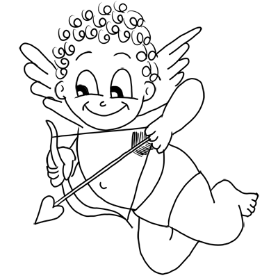 How to draw cupid with step by step drawing tutorial for valentines day