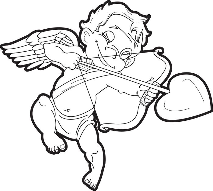 Cupid coloring pages