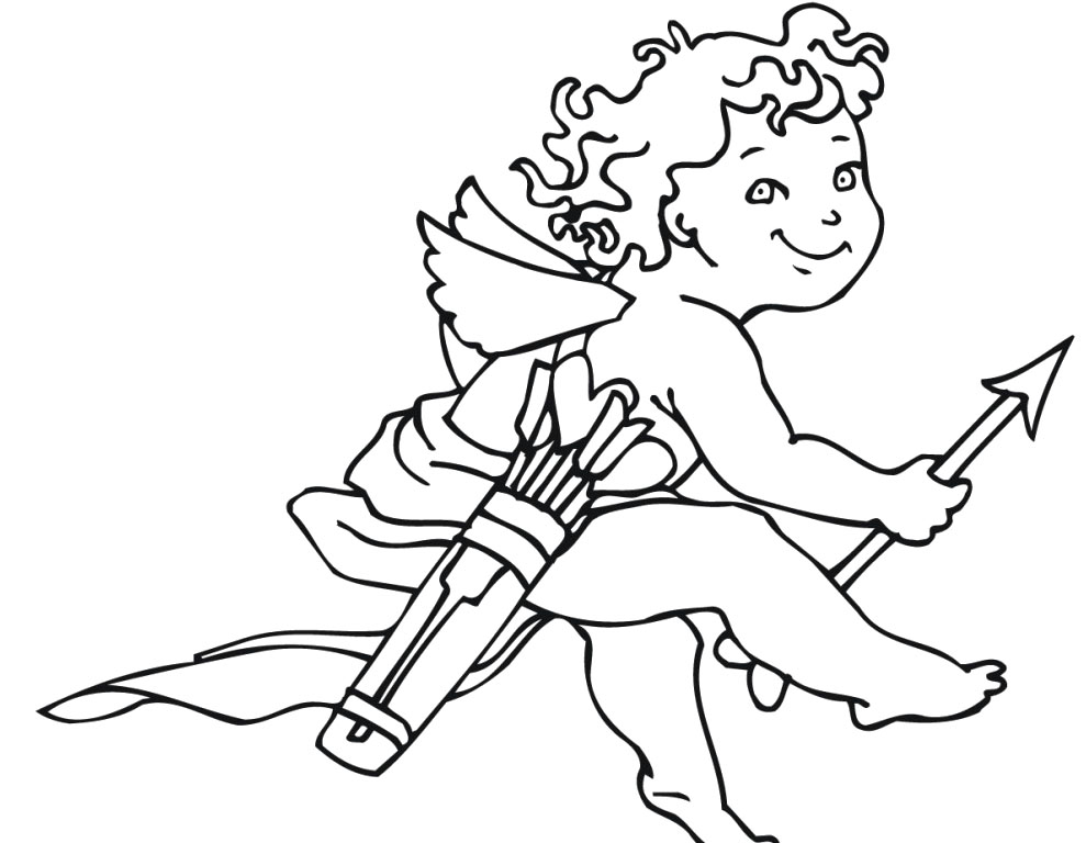 Cupid coloring pages