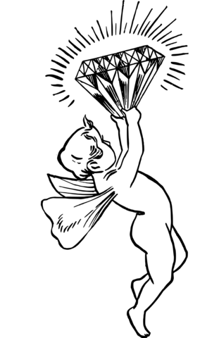 Cupid coloring pages free printable pictures