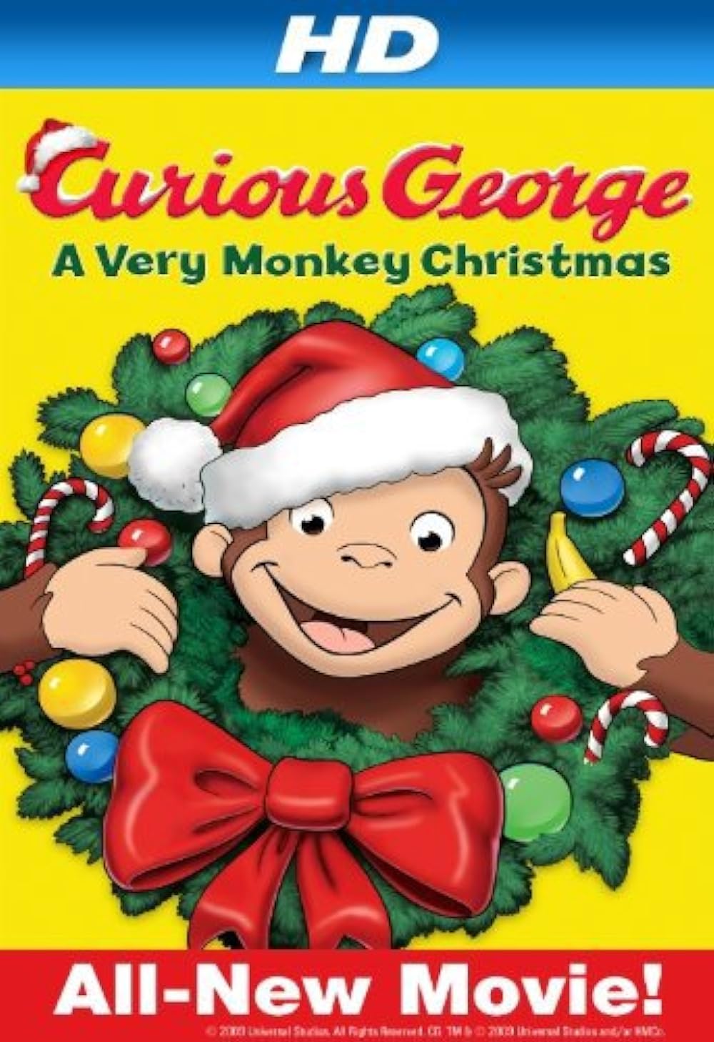 Curious george a very monkey christmas tv movie