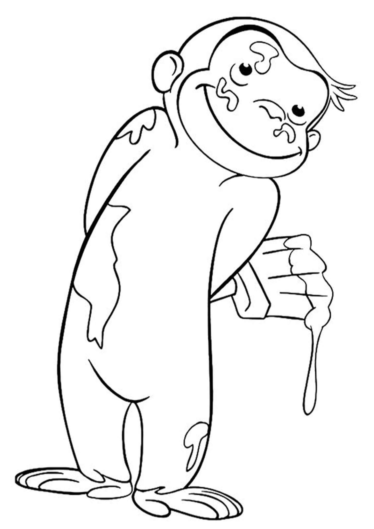 Free easy to print curious george coloring pages curious george coloring pages cartoon coloring pages coloring books