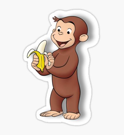 Stickers for sale curious george george stickers