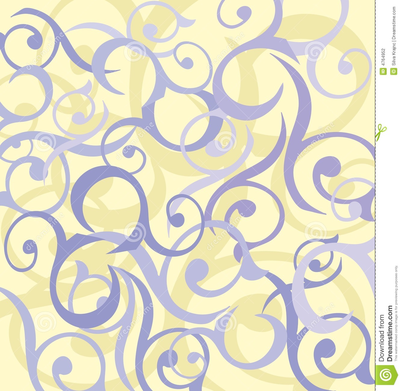 Curly wallpaper stock illustrations â curly wallpaper stock illustrations vectors clipart