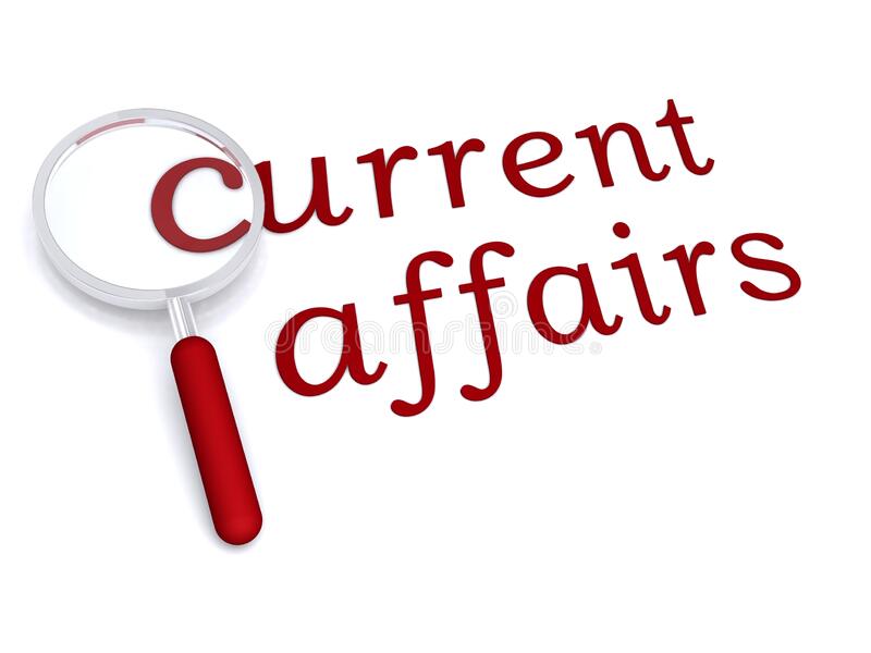 Current affairs stamp on white background stock vector