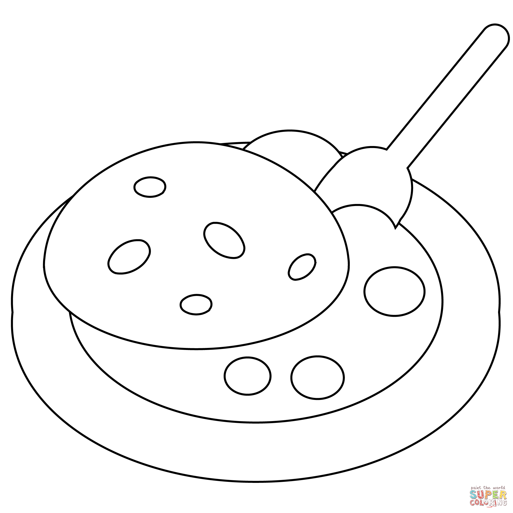 Curry and rice emoji coloring page free printable coloring pages