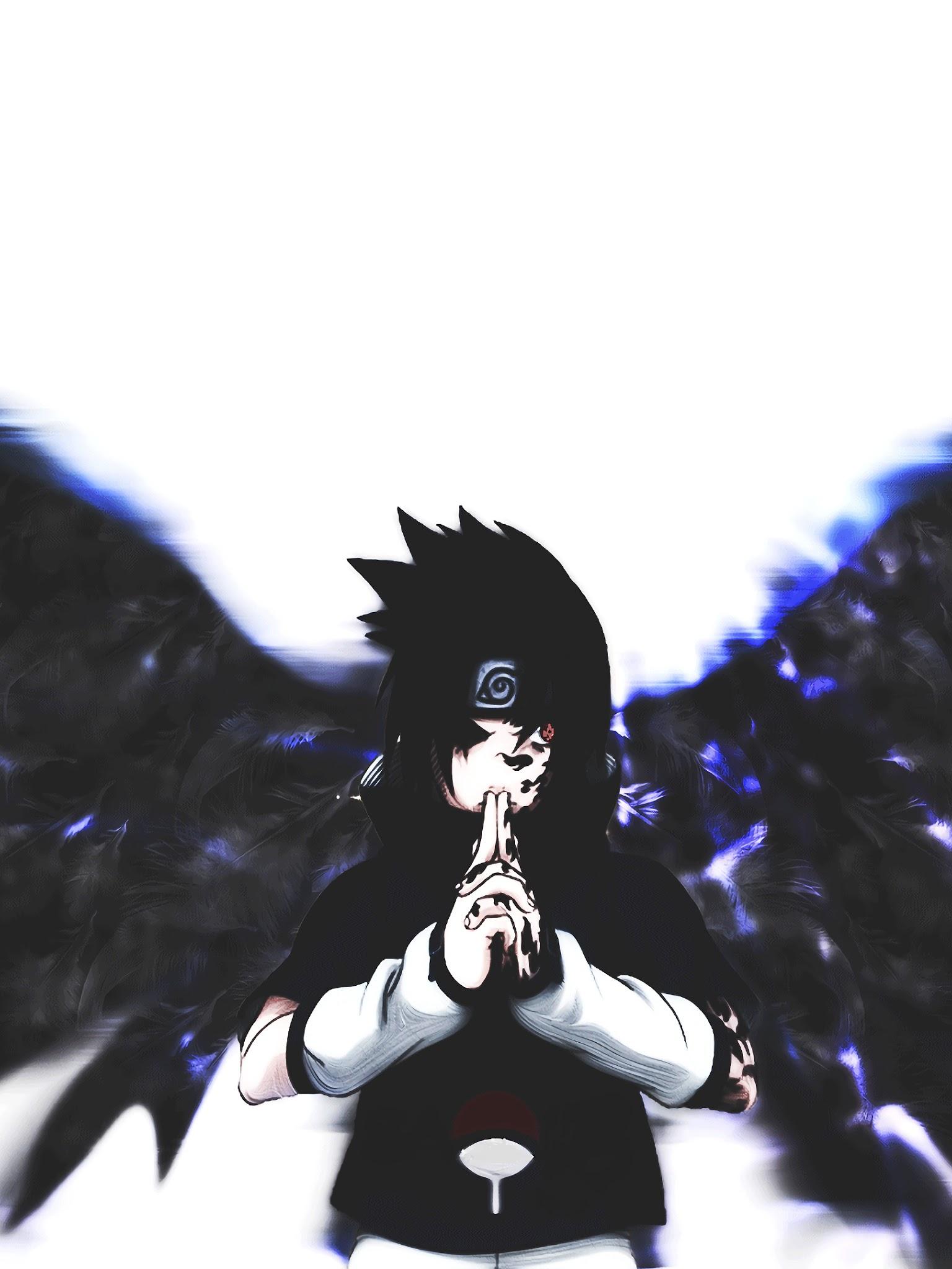 Uchiha sasuke curse seal iphone wallpapers