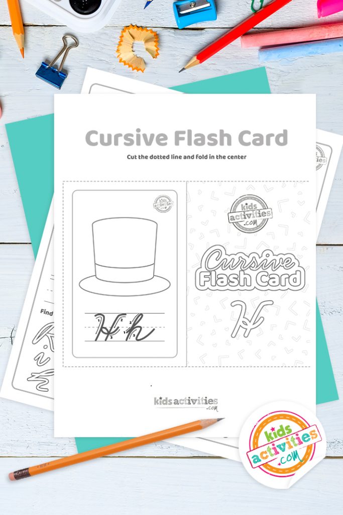 Cursive h worksheets