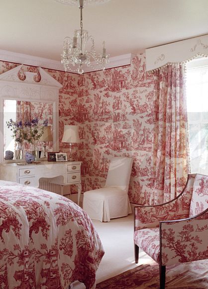 Pink toile