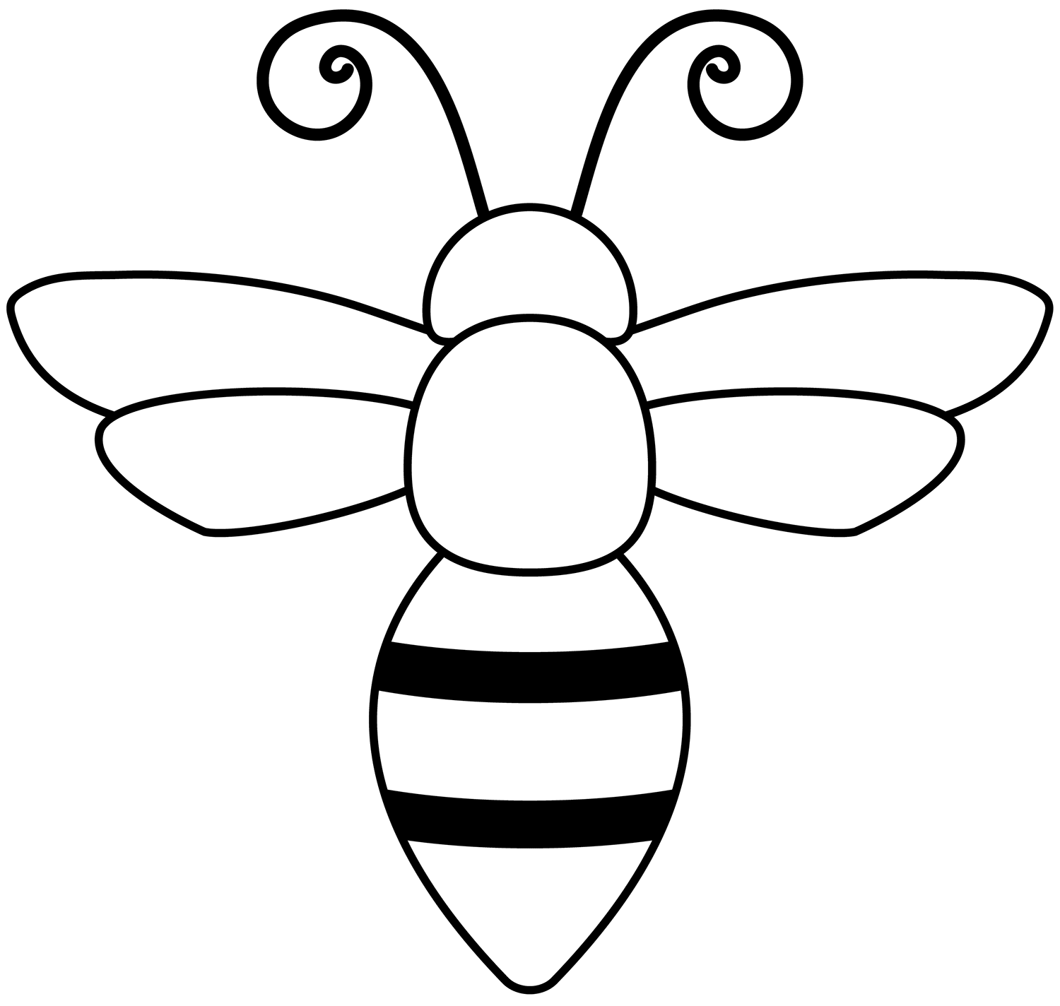 Bee printable template free printable papercraft templates