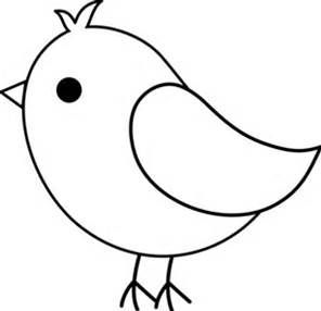 Early play templates printable free simple bird templates bird template bird coloring pages free clip art