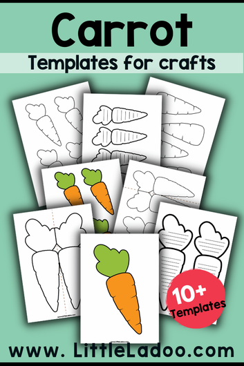 Carrot template printable