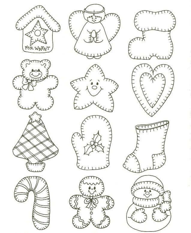 Christmas ornaments coloring sheets pdf