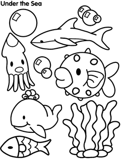 Cut and color free coloring pages