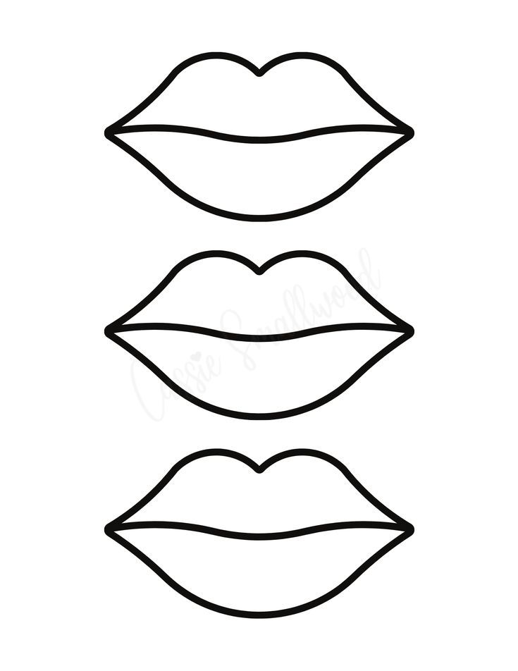 Pretty lips templates