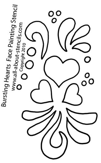 Free stencils for face painting for your next party face painting stencils easy face painting designs face painting designs