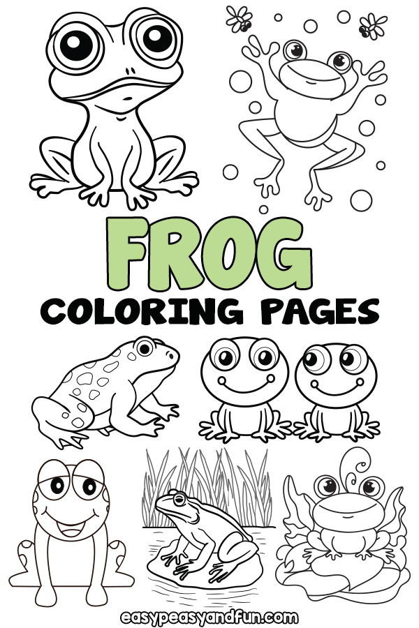 Frog coloring pages â printable coloring pages