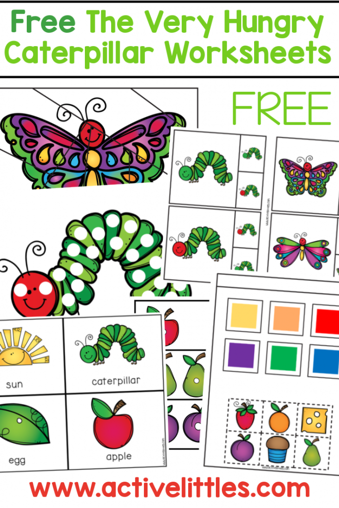 Free printable the very hungry caterpillar worksheets