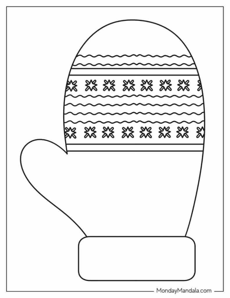 Mitten templates free pdf printables