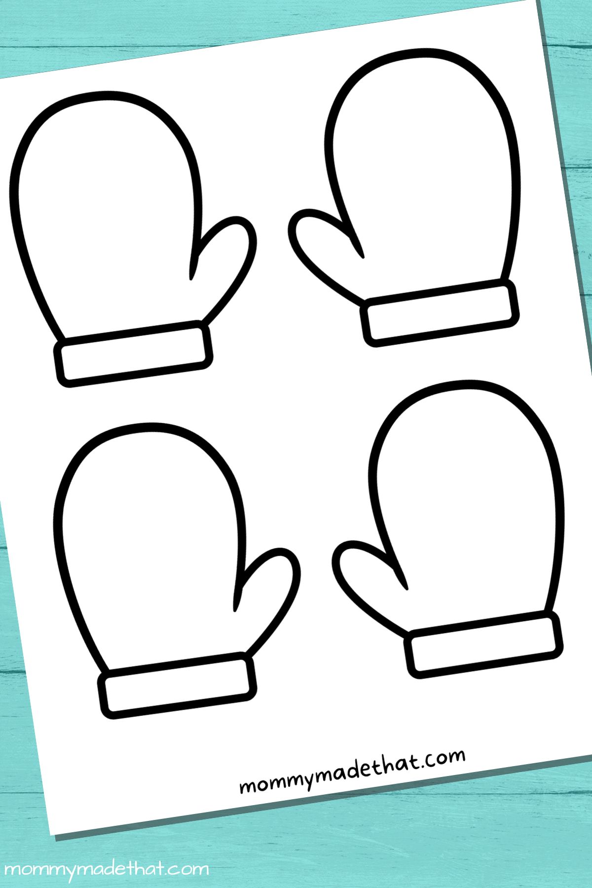 Mitten templates tons of fun free printables