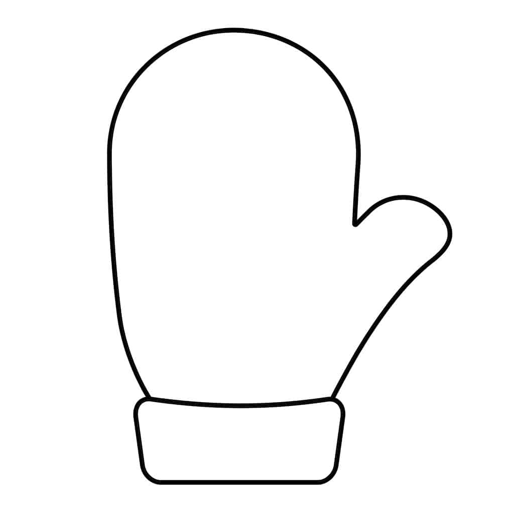 Free printable mitten templates