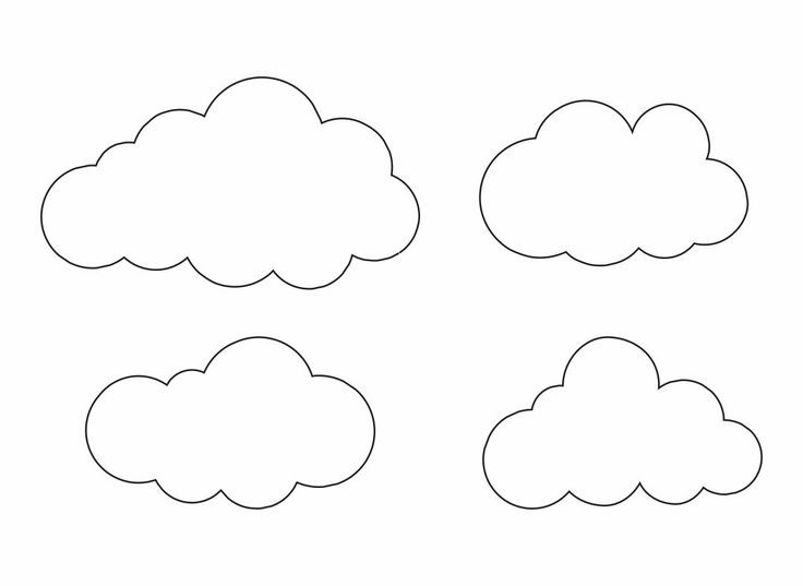 Cloud cut out template cloud template cloud stencil templates printable free