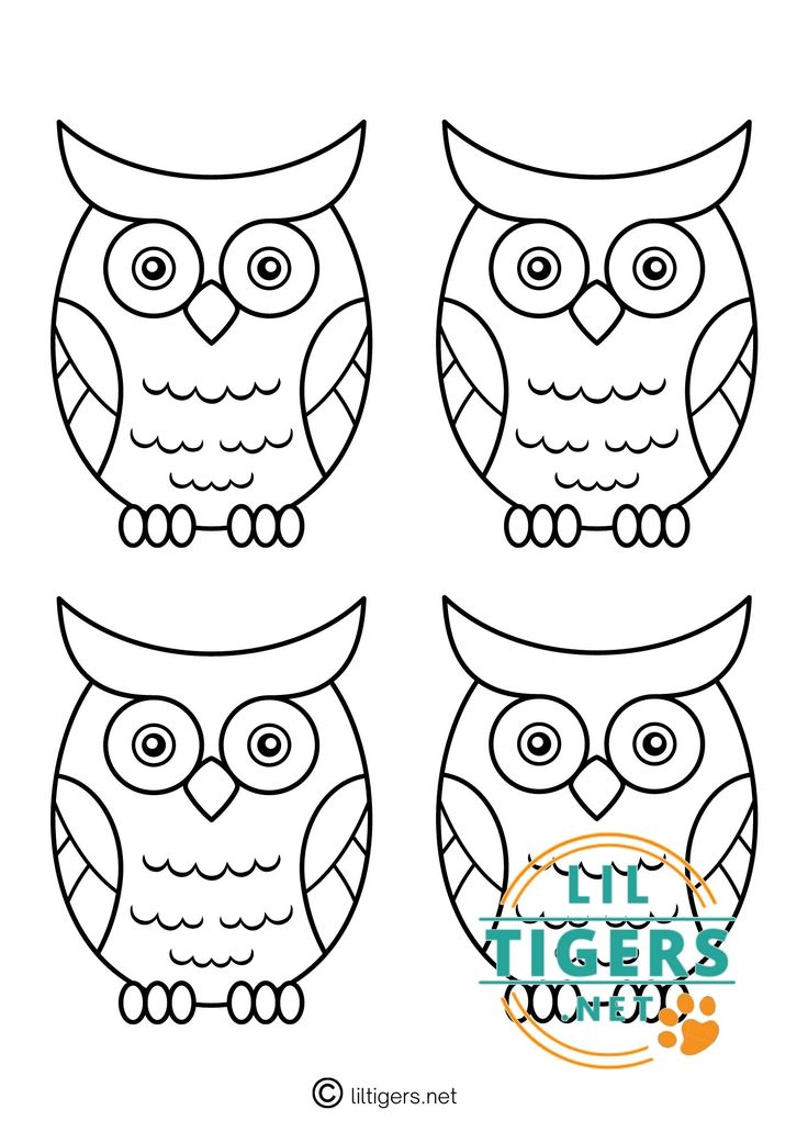 Free printable owl templates