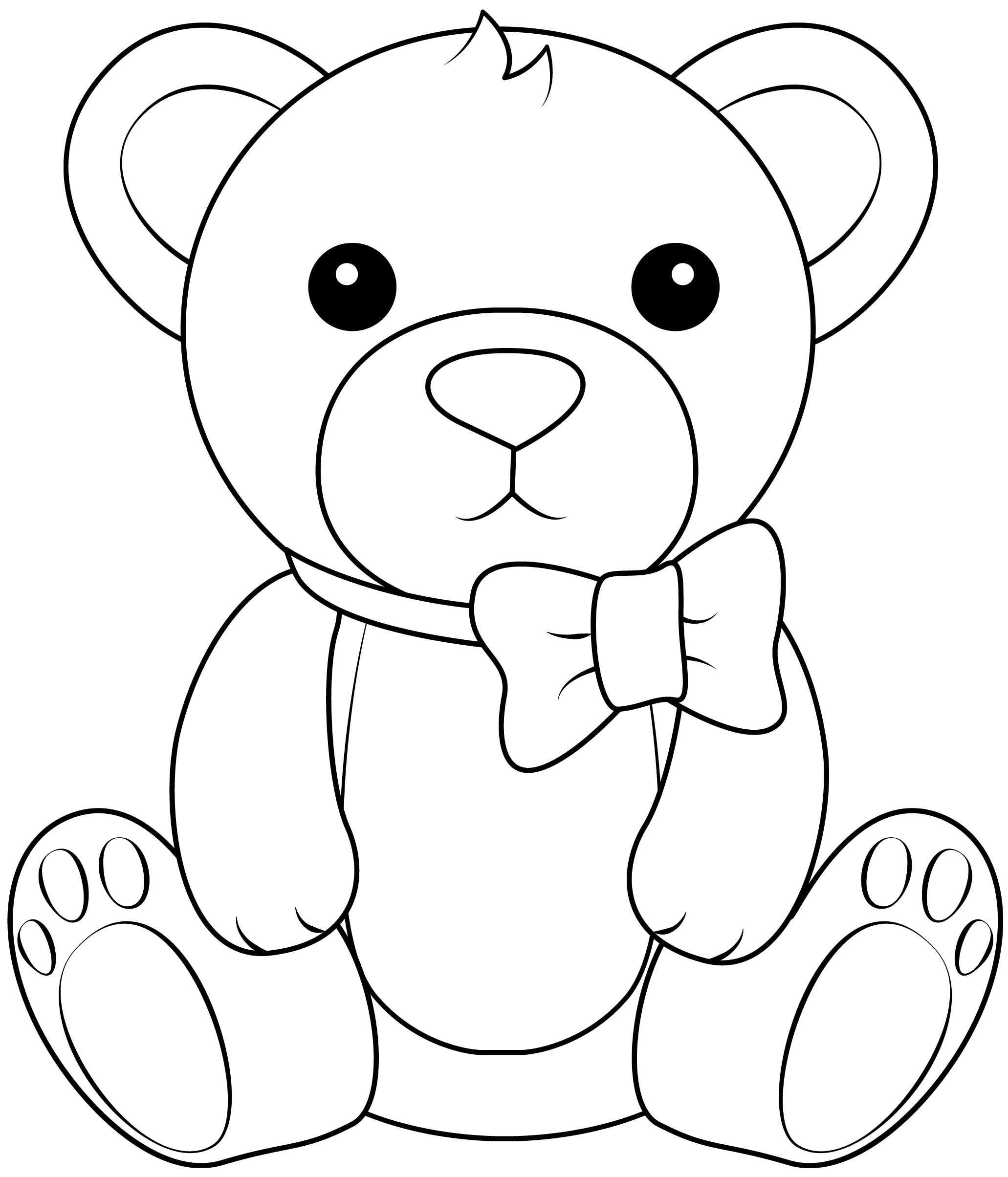 Teddy bear printable template free printable papercraft templates