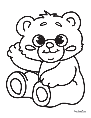 Bear coloring pages