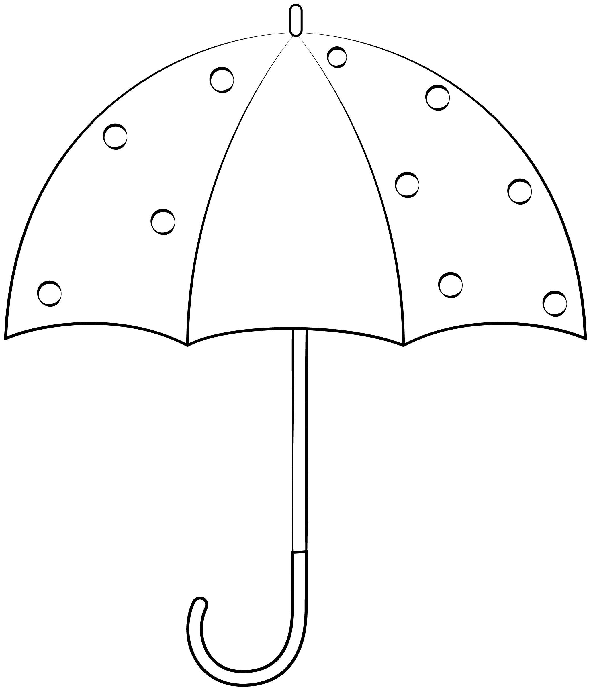 Umbrella printable template free printable papercraft templates