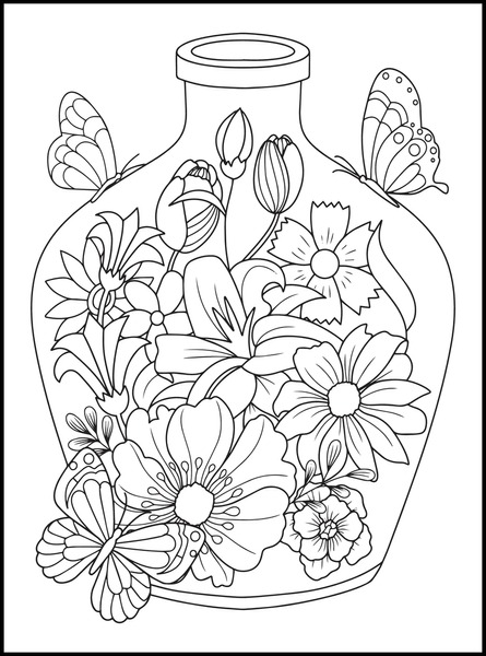 Thousand coloring pages adults cute girl royalty