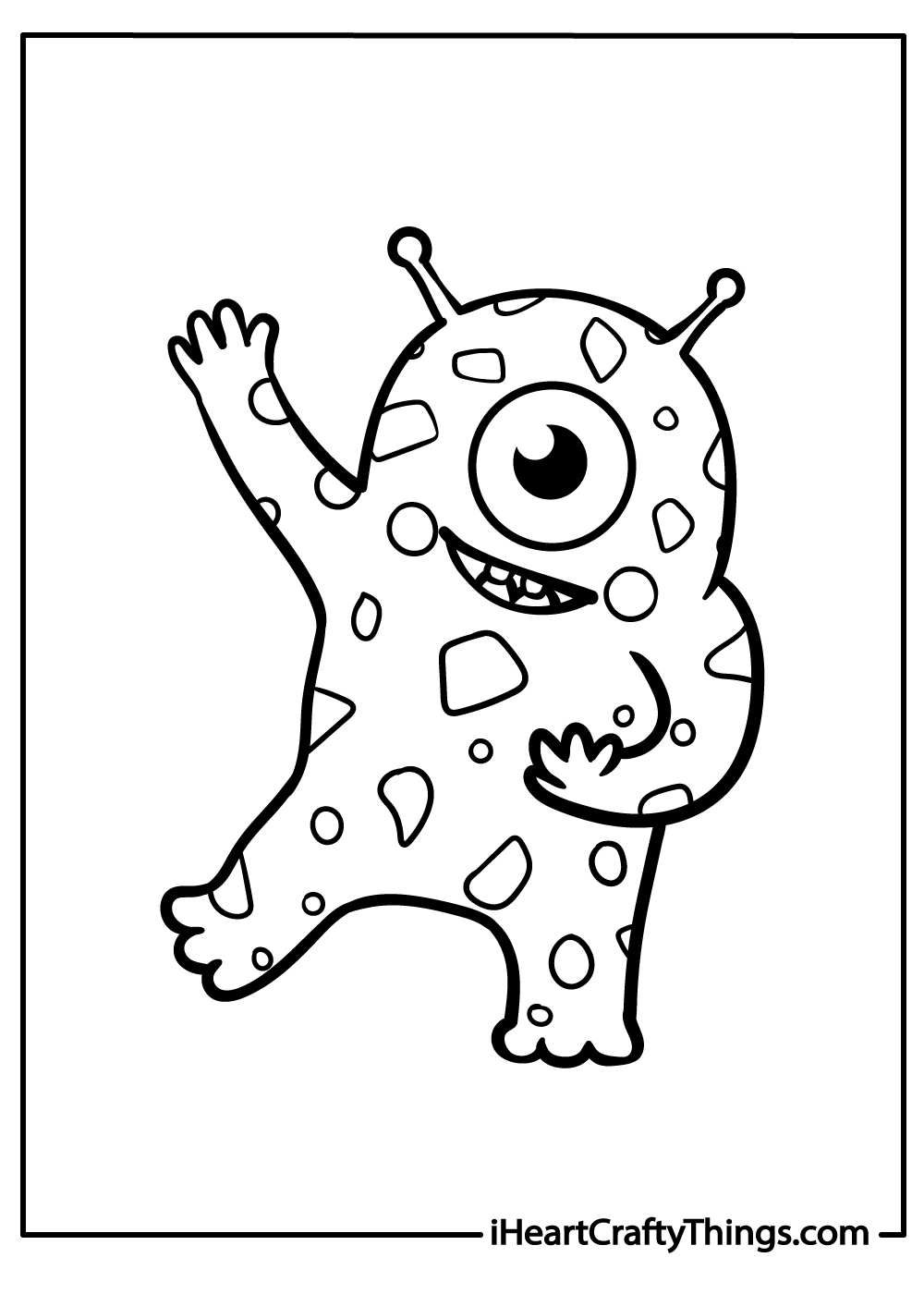 Alien coloring pages free printables