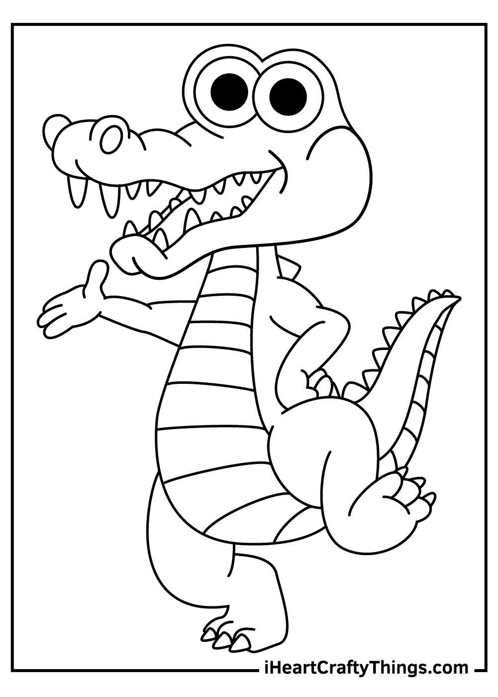 Printable alligators coloring pages updated