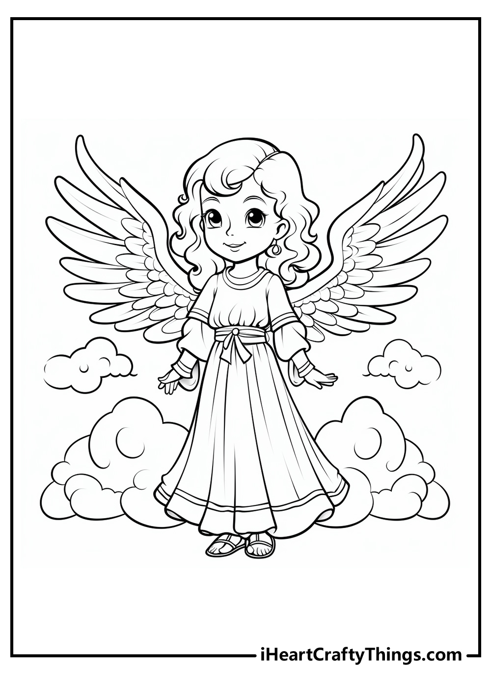 Angels coloring pages updated